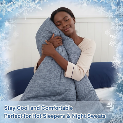 Cooling Blanket with African American Woman