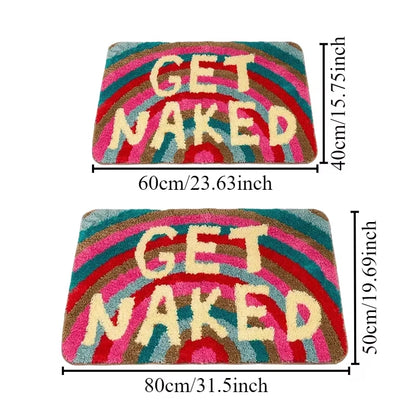 ColorPop™ Rainbow Tufted Bath Mat – Soft, Absorbent Accent Rug for Bathroom, Entryway, or Living Room